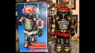 Space Warrior robot. Large walking robot.