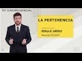 la pertinencia