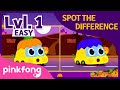 Halloween Baby Car | Spot the Difference | Halloween Songs | Pinkfong Songs for Children