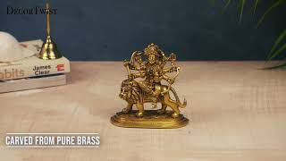 Brass Goddess Durga Superfine Idol/Statue