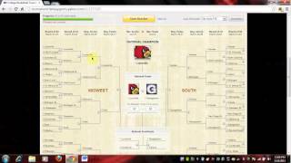 2013 NCAA Men's Basketball Bracket (FULL)