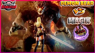 MAGIK vs Demon Bear, Boss Fight, Marvel Future Revolution Gameplay, No Commentary.