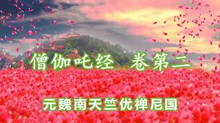 《僧伽吒經 卷第二》女聲恭誦 （有字幕）