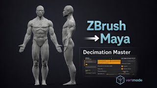 ZBrush Decimation Master for Maya – Prep High Poly Sculpts for Retopology