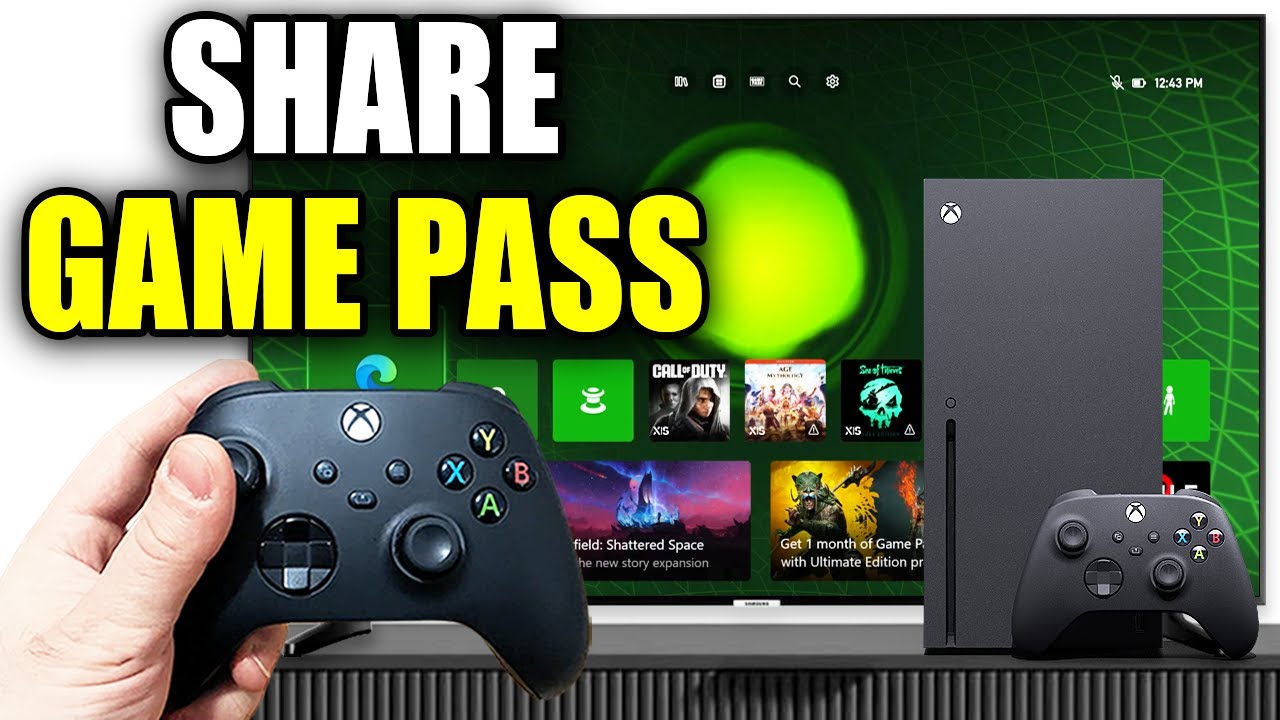 How To Share Game Pass On Your Xbox Series X/S (Best Method) - YouTube