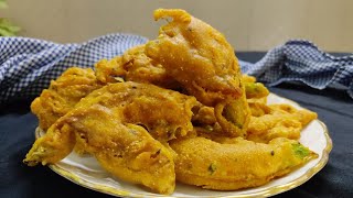 দারুণ মুচমুচে বক ফুলের বড়া/crispy crunchy tasty bok fuler bara