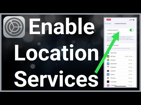 Enable Location Services on iPhone or Android