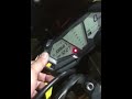 kawasaki z800 step to check wrong code at odo meter