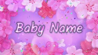 Baby Name Reveal