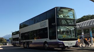 [2021.11.14] 🇭🇰Hong Kong Bus 愉景灣巴士 DBTSL MAN A95 (ND323F) DBAY216 UX5874 @ DB03R 愉景廣場➡️欣澳站