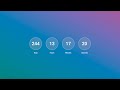 Countdown Timer - HTML, CSS & JavaScript