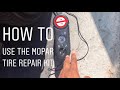 How to Fix a Flat Tire on a Dodge Challenger/Charger using the Dodge Tire Repair Kit