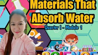 Materials That Absorb Water