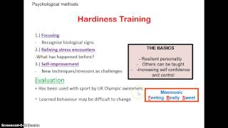 Lecture 7 -Stress management (Psych and Bio)