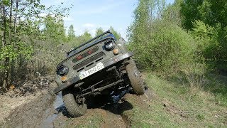 КТО КРУЧЕ ПРОЕДЕТ ЛУЖУ три совершенно разных УАЗа и НИВА off road 4x4