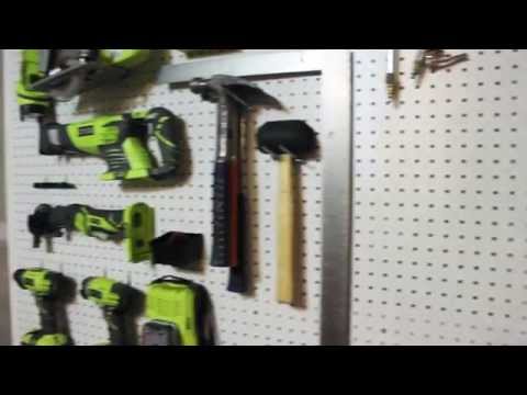 DIY Garage Shop PegBoard DIY Garage Shop PegBoard