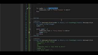 Introduction Loops - Visual Basic