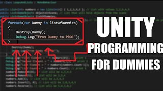 Unity C# Programming for Dumb Dummies #3 (loops and lists)