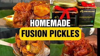 ബീഫ് അച്ചാർ | Beef Carrot Pickles | ചെമ്മീൻ അച്ചാർ | Chemeen Papaya Pickles| Athey Nallataha Pickles