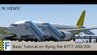 [1,000 views] How to Fly and Land A Boeing 777 in FlightGear