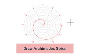 Draw Archimedes Spiral