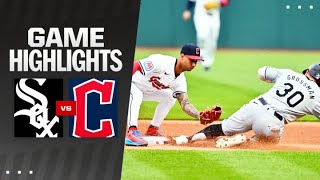 White Sox vs. Guardians Game Highlights (4/10/24) | MLB Highlights