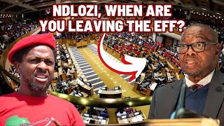 Mbuyiseni Ndlozi gets CHOKE-SLAMMED with one question?