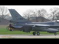 [4K] Volkel; RNLAF F-16's and F-35 Take Off Afternoon Wave