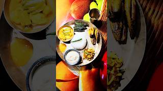 বৃহস্পতিবার নিরামিষ খাবার= Niramish Bengali Healthy Khabar😋😋😋 #shorts #healthy_thali