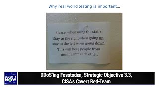 A Fowl Incident - DDoS’ing Fosstodon, Strategic Objective 3.3, CISA's Covert Red-Team