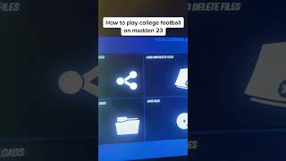 How To Play College Football On Madden 23