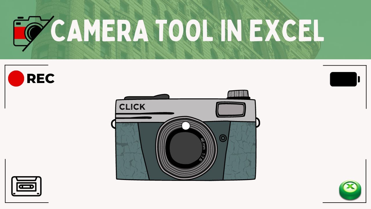 Using The Camera Tool In Excel | Excel Camera Tool - YouTube