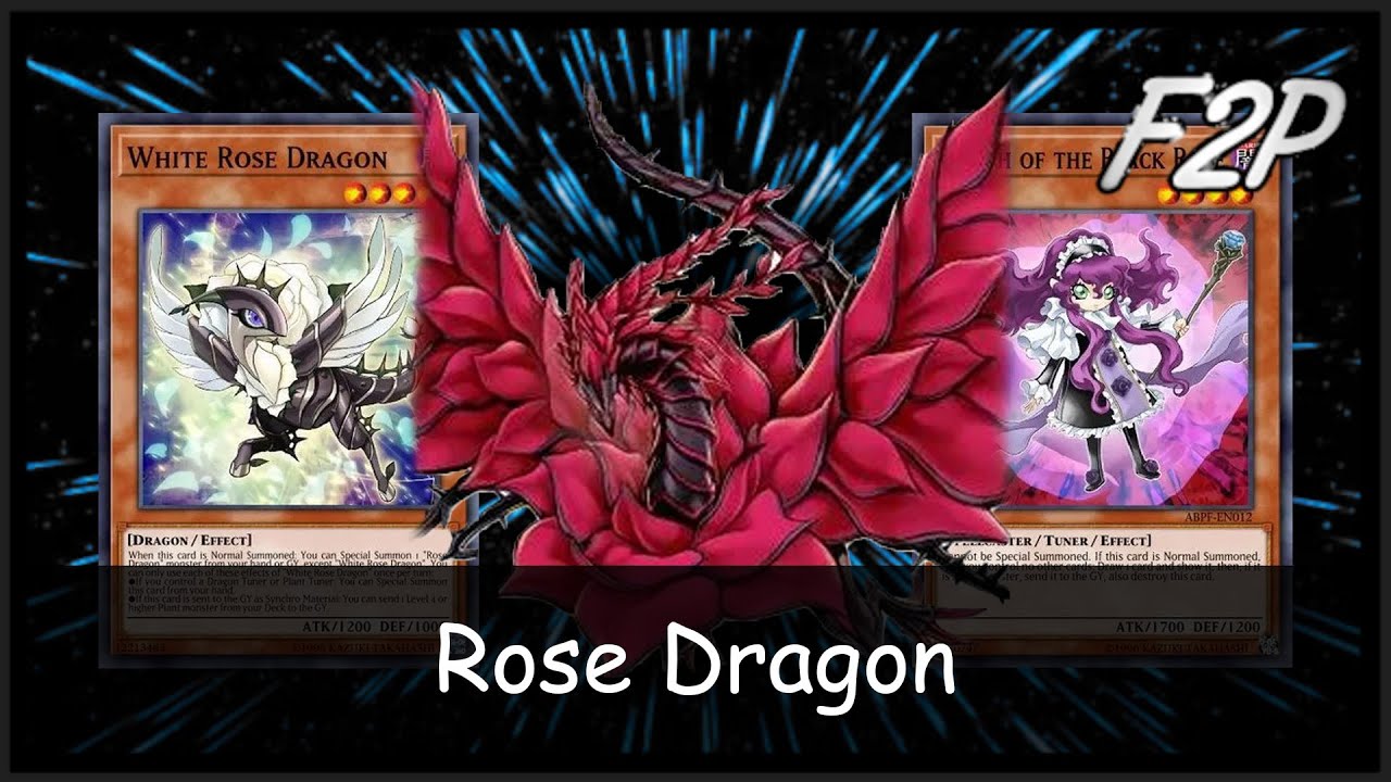 Optimized F2p Rose Dragon More Consistent More Firepower Yu Gi Oh
