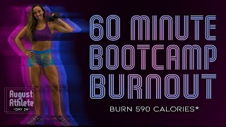 60 Minute Full Body Burnout Bootcamp Workout! 🔥Burn 590 Calories!* 🔥Sydney Cummings