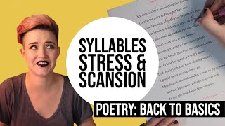 Scansion: How to Identify Stressed and Unstressed Syllables