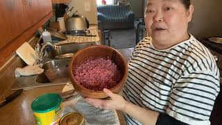 Hmong dish:beef jerky and peppers/nqaj nyuj qhuav tua xyaw kua txob