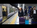 京都自助旅關西空港jr站月台等搭乘特急列車往京都