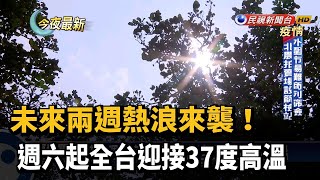 未來兩週熱浪來襲！ 週六起全台迎接37度高溫－民視新聞