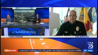 Chief Michel Moore KTLA interview