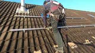 Live Time lapse Zonnepanelen monteren Esdec Clickfit Evo met vogelwering