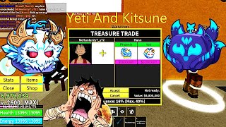 Trading My Fruit I Have to Mythical Yeti Blox Fruit