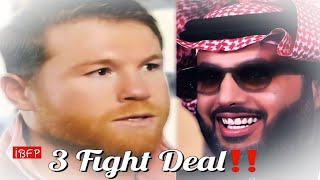 Canelo \u0026 Turki Negotiating 3 fight deal!