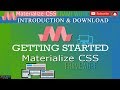 materialized css || material design || materialized css tutorial
