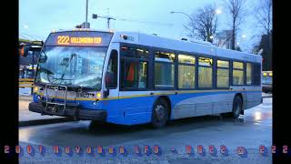 Vancouver Translink 2007 Novabus LFS - 9622 @ 222 Willingdon Express