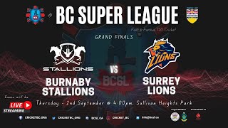 BC Super League - 2021 - GRAND  FINALS - Burnaby STALLIONS vs Surrey LIONS + Awards Ceremony