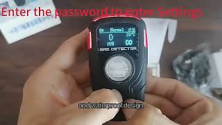 MST101 portable gas detector co2 gas analyzer