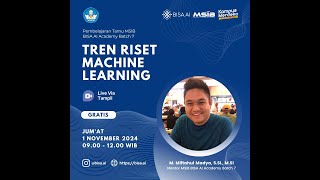 Tren Riset Machine Learning