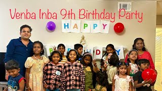 Venba and Inba’s 9th birthday