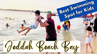 Jeddah Beach Bay, Open Swimming Beach for Kids \u0026 Family || Obhur Beach. #staywithkhan #jeddah