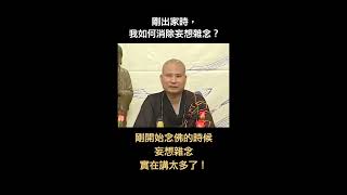 029 剛出家時，我如何消除妄想雜念？  悟道法師開示精選